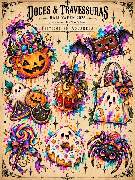 JOSI-07 — Doces & Travessuras — flash de Josi para o Halloween 2026 em Porto Alegre