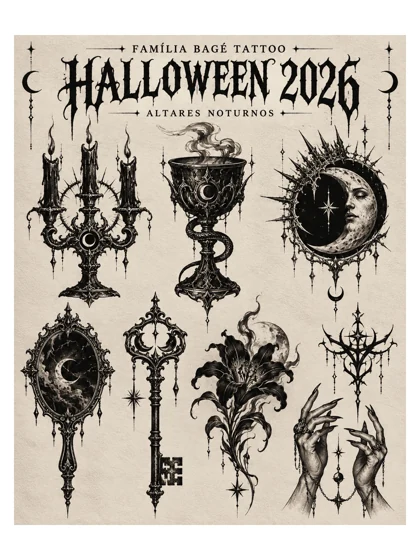 DOUG-05 — Halloween em Grafite — flash de Doug de Farias para o Halloween 2026 em Porto Alegre