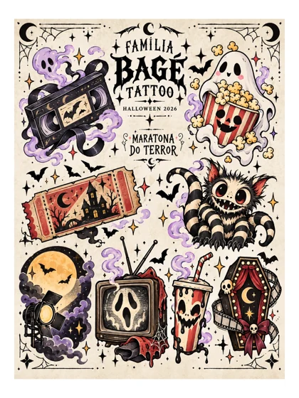 BAGE-09 — Sombras Cinematográficas — flash de Bagé para o Halloween 2026 em Porto Alegre