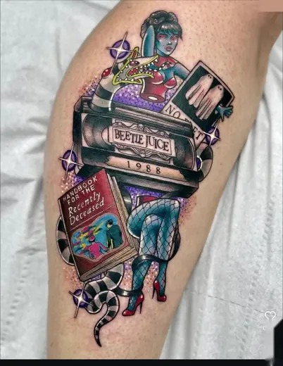 FLASH-27 — Livros de magia — flash histórico de Halloween da Família Bagé Tattoo, Porto Alegre