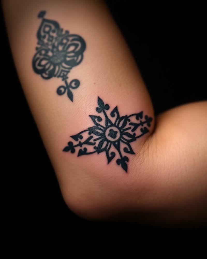 Tatuagem Blackwork — Mandala Ornamental por Bagé